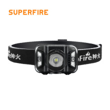 Supfire impermeable al aire libre Camping fuerte sensor de luz faro usb recargable con zoom